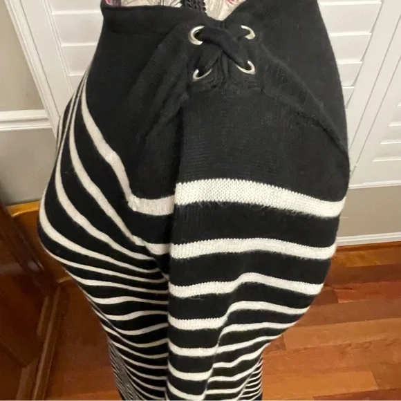 Ralph Lauren Black and White Striped Dress - Picture 5 of 7